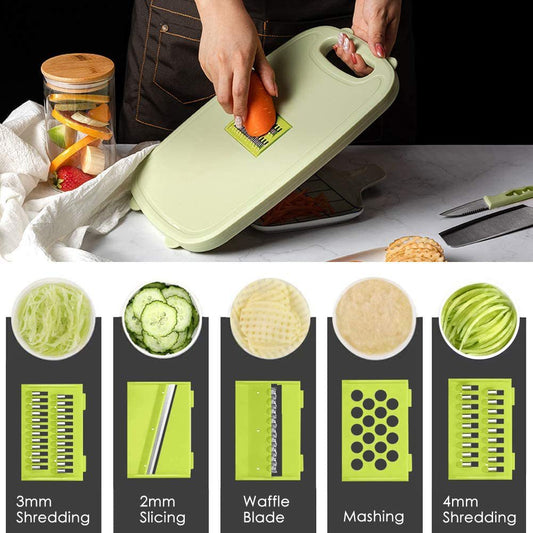 Planche à Découper Pliable 9-en-1 Cuisine Génie